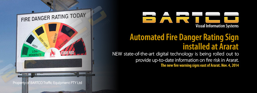 BARTCO - Ararat Fire sign rollout